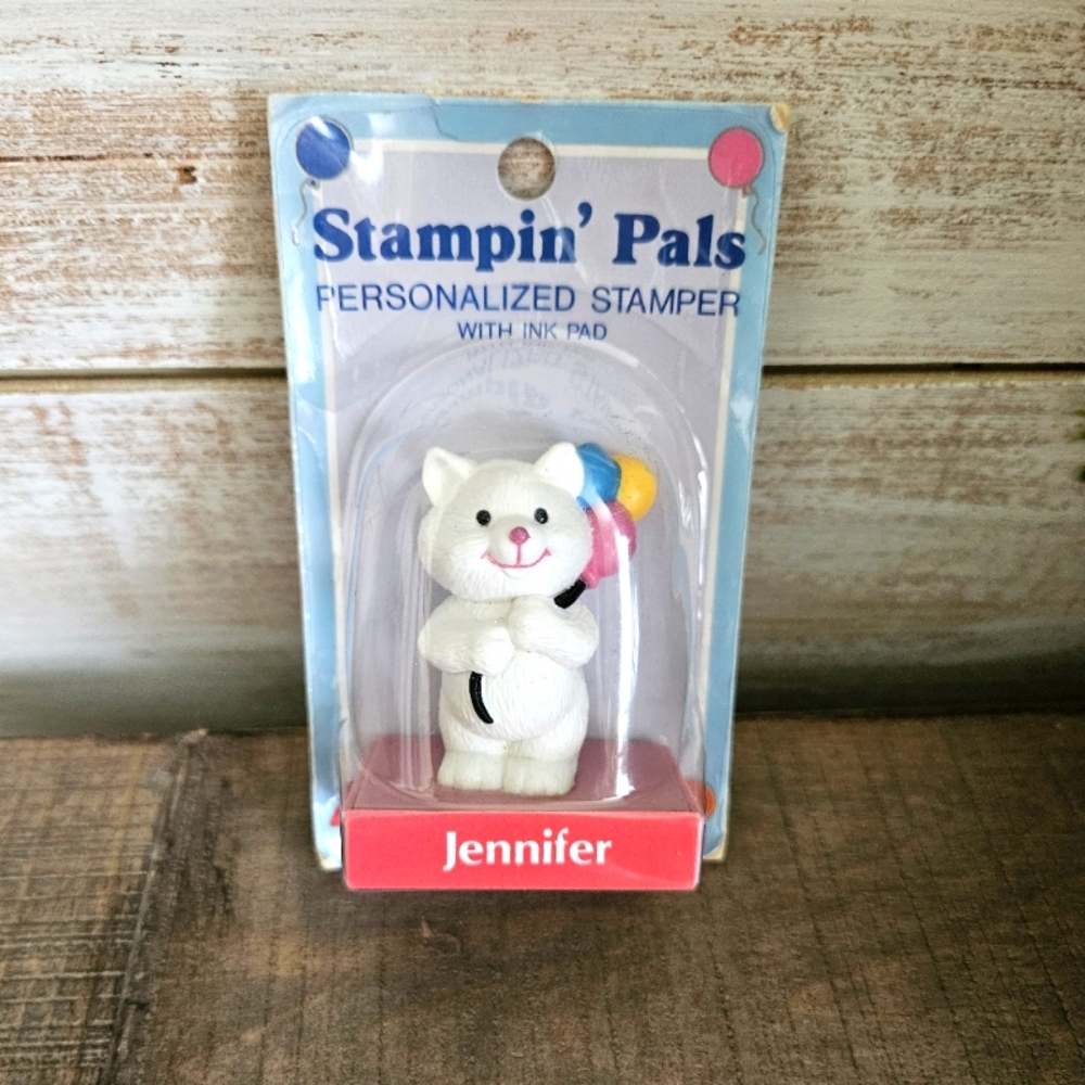 Vintage Sampin Pals Jennifer name stamp